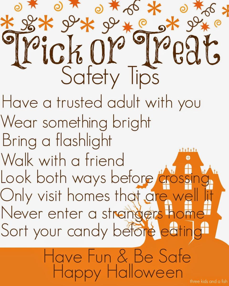 Trick or Treat Safety Tips