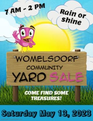 Rec Board Yard Sale Poster