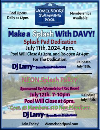 pool flyer